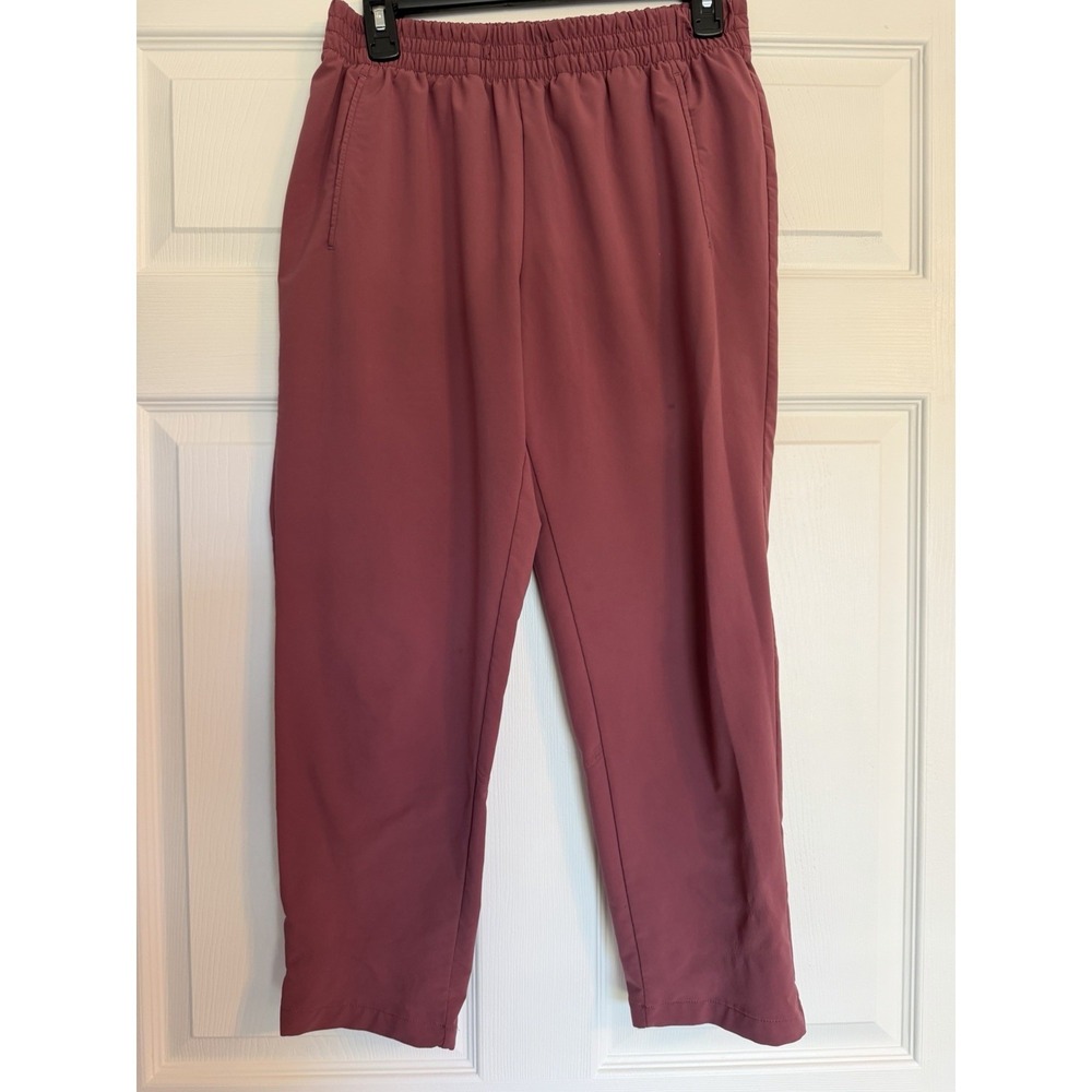Zella‎ Womens Lightweight High Waist Ankle Jogger Pants Mauve Size Medium